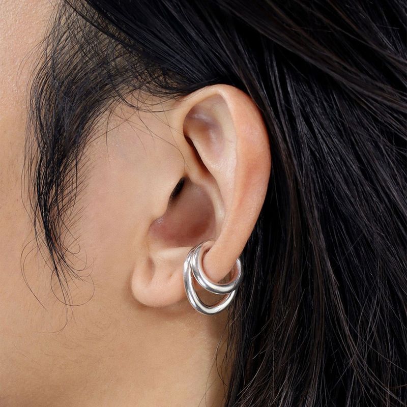 【MADE】 Men's two lines earcuff glossy
