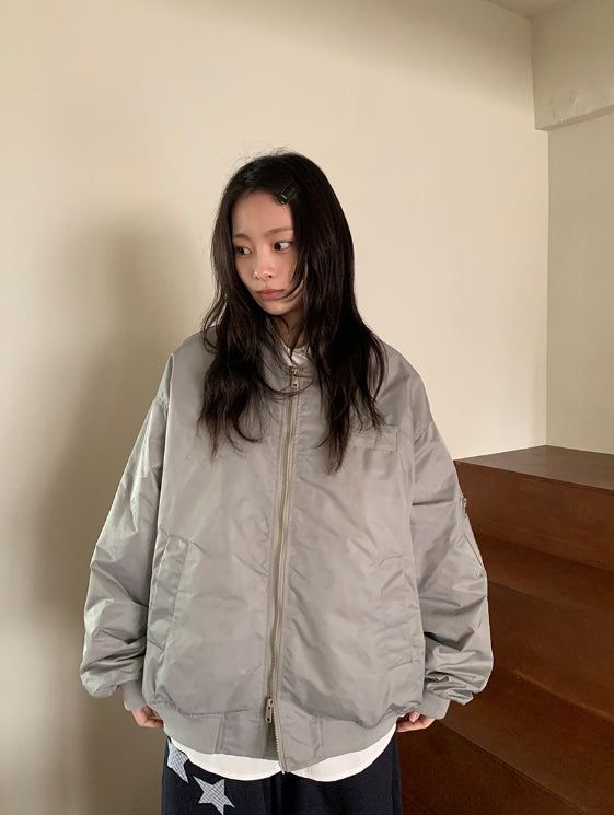 BAON（バオン）の「[unisex] Penpurb Quilted Over Flight Jumper（Jackets/Outerwear）」