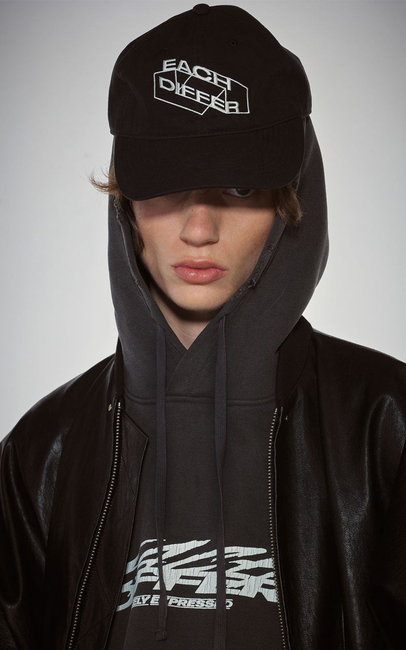 EACH DIFFER(イーチディファー)の「SYMBOL LOGO BALL CAP_BLACK(Hats)」