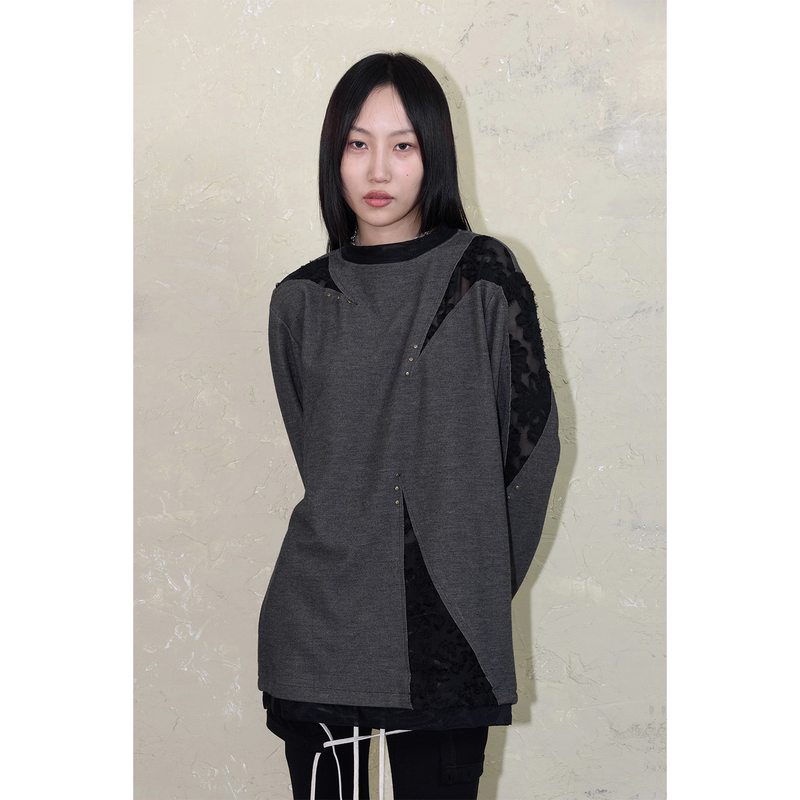 Still Lethardy（スティル レサーディ）の「SLASH STUDDED TOP（Tops）」