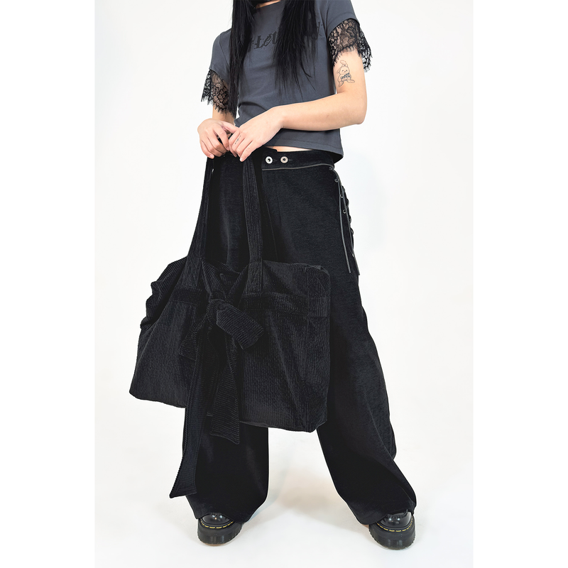 CORDUROY RIBBON BAG