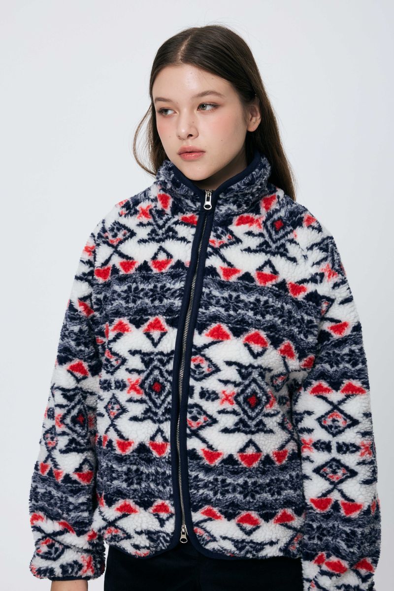 NORDEN FLEECE JACKET / NAVY
