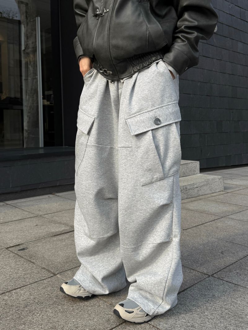Rivet parasuit sweat pants