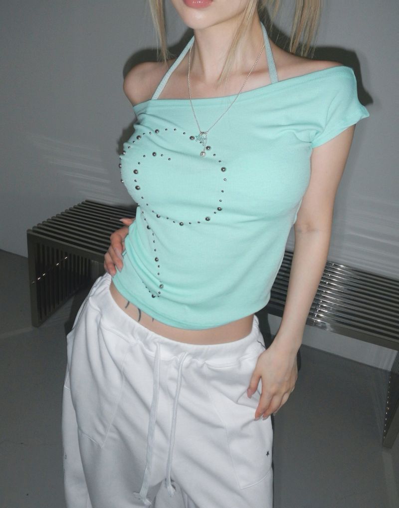 hazel knit crop  bratop(3 color) 