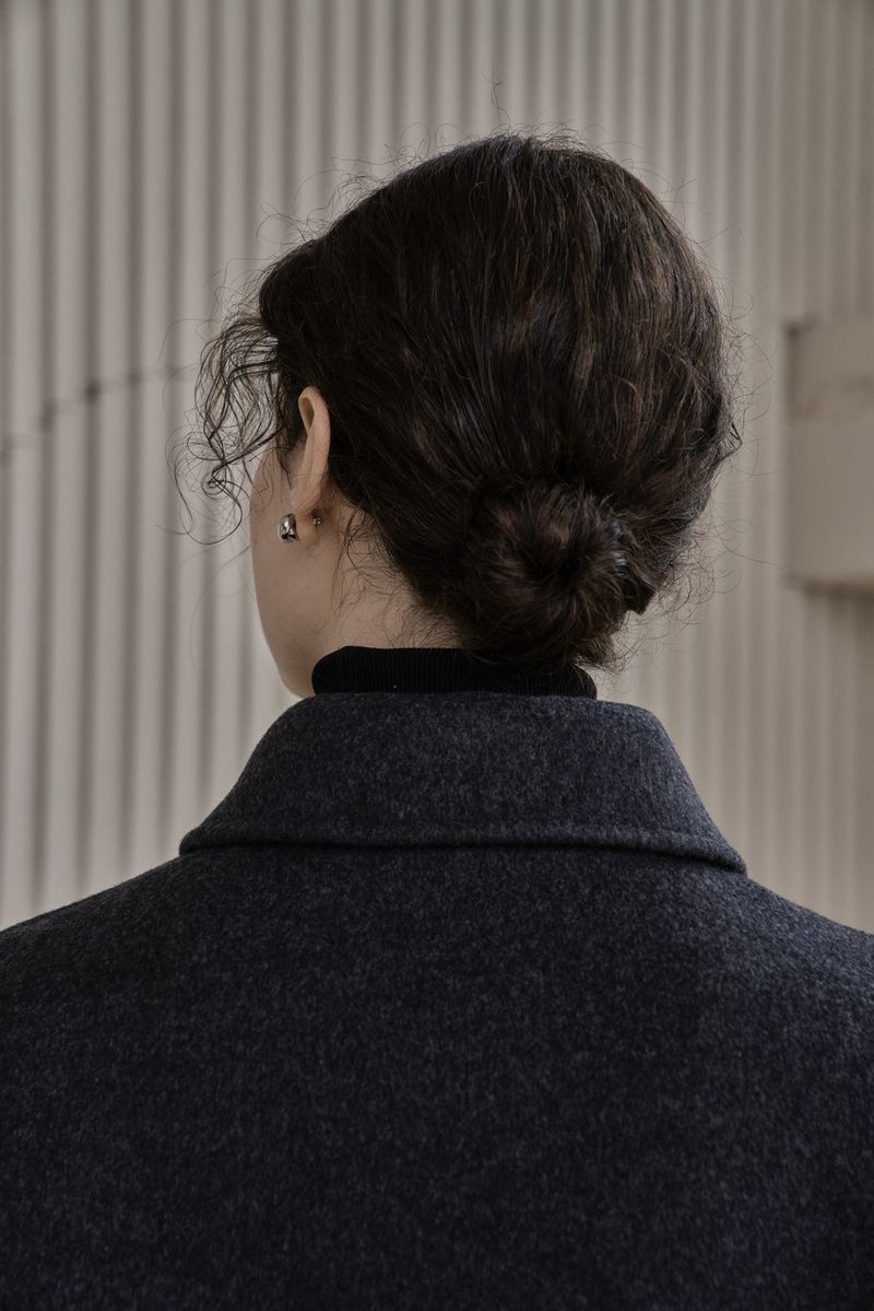 BLOUSON WOOL JACKET_GRAY