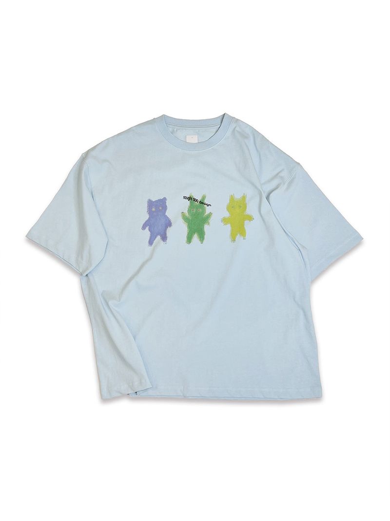 nought(ノウト)の「Odd Toys T-Shirt / Sky Blue(Tops)」