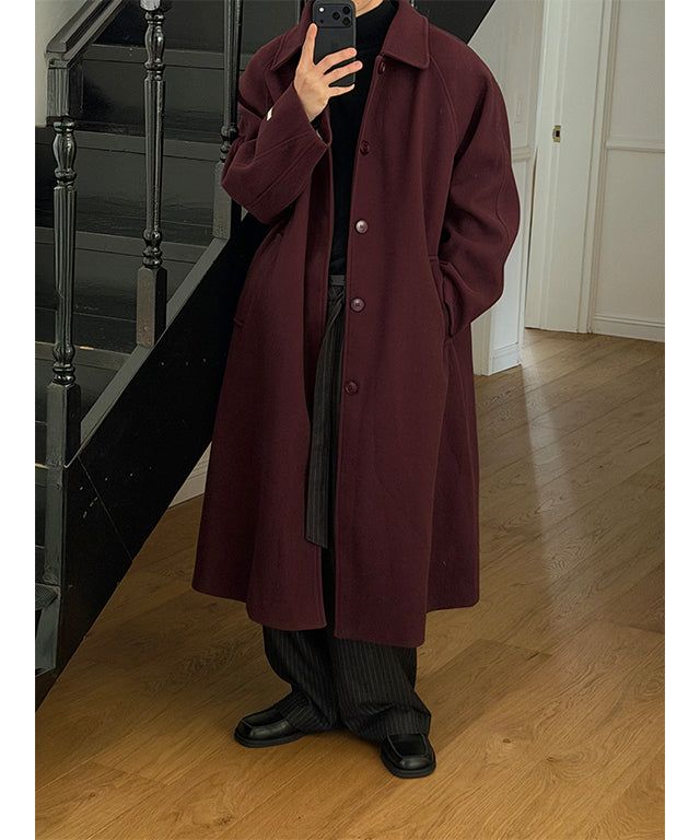 [F/W] Raglan long coat(3color)