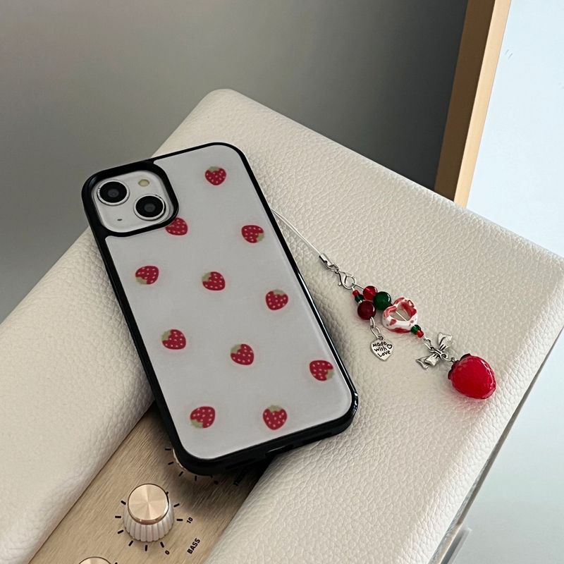 [MADE] strawberry pattern [epoxy bumper case]