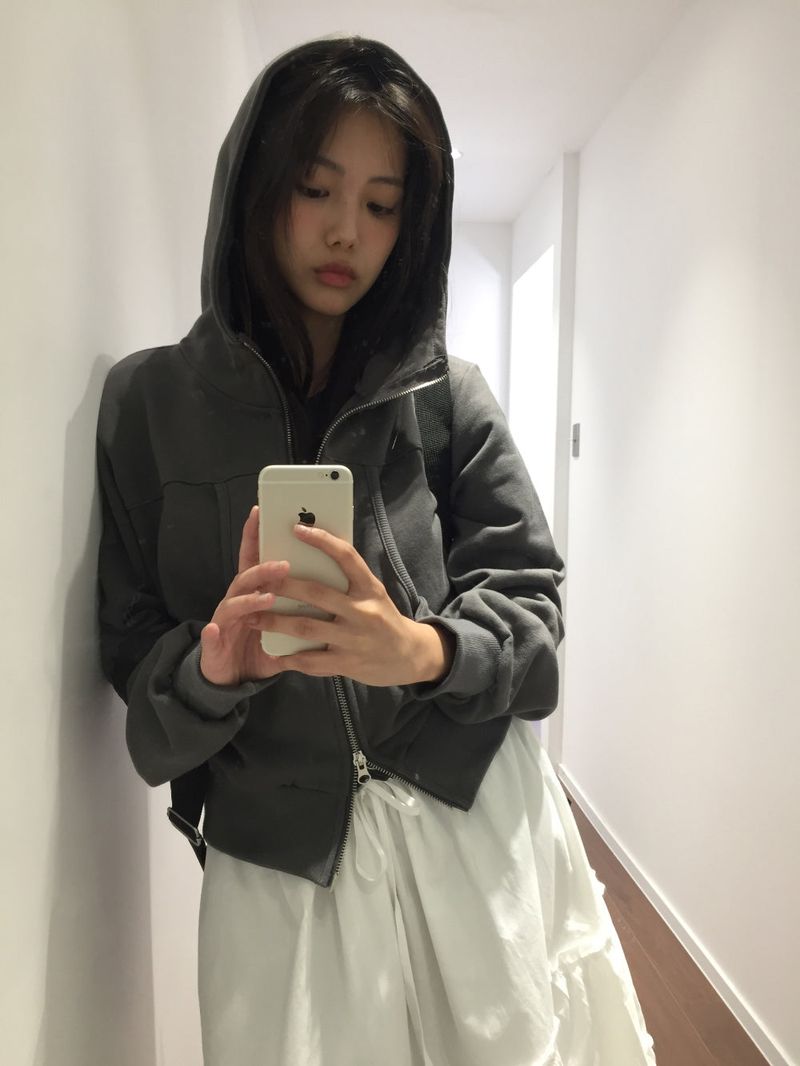 Utah Studded Hooded Zip-Up (3color) 