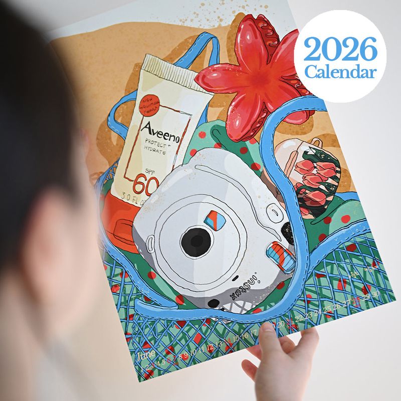 BANASIL SHOP（バナシルショップ）の「2026 Korea Gangneung Calendar (A4)（Interior）」