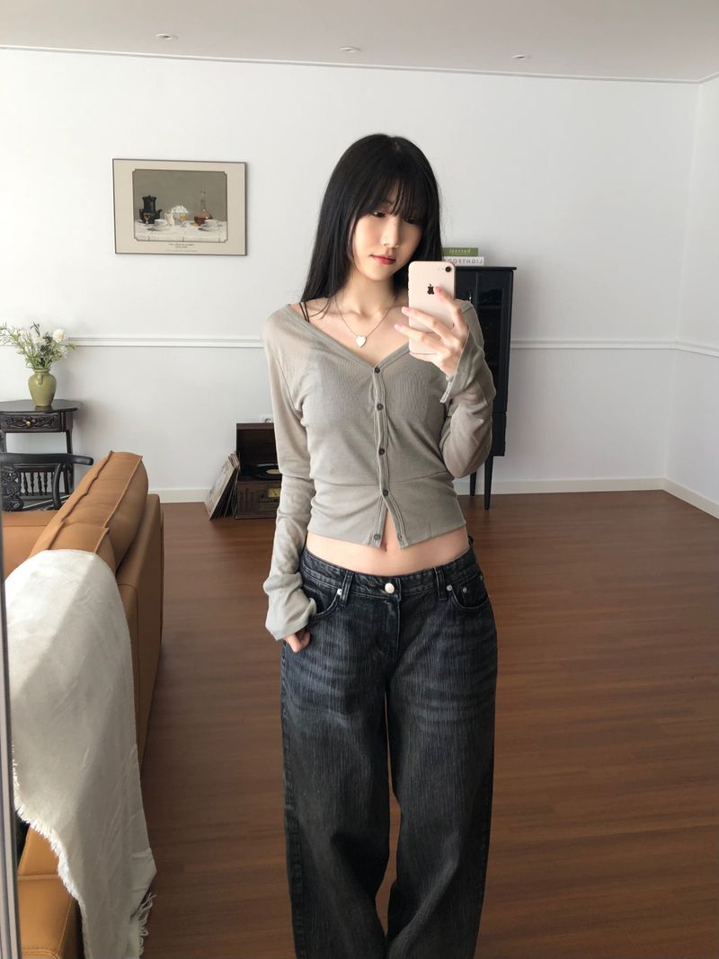 Kitten（キッテン）の「Tencel V-neck cardigan (3 colors)（Tops）」