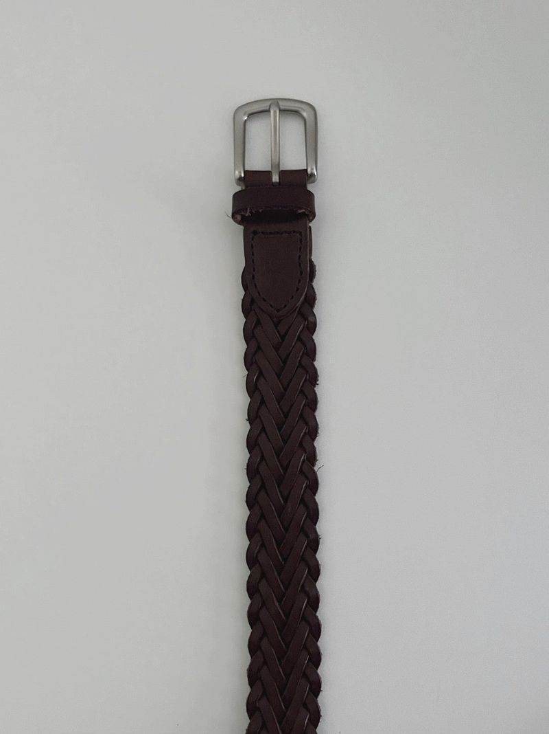 Cowhide mesh belt