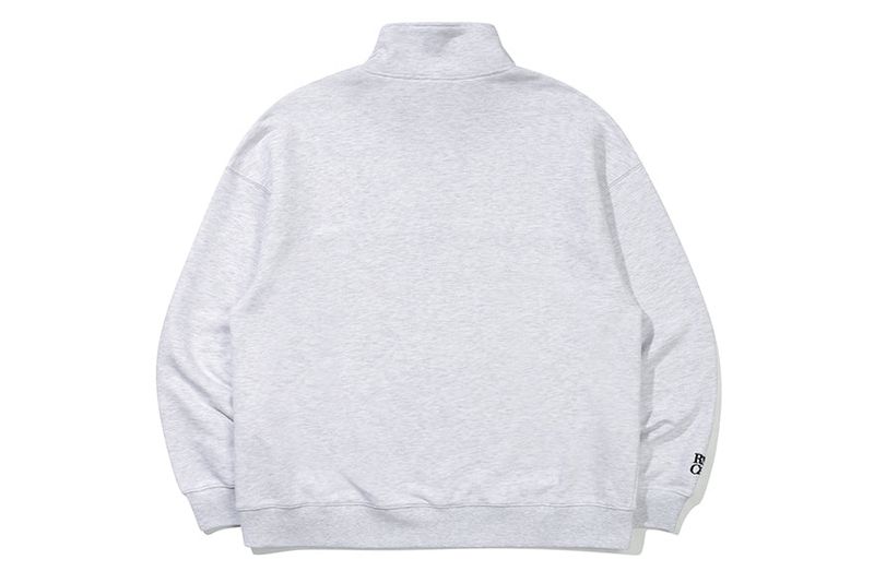CIRCLE LOGO COTTON ANORAK_LIGHT GREY