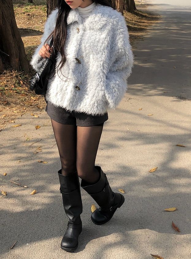 Dokyu Fur Collar Duffle Jacket