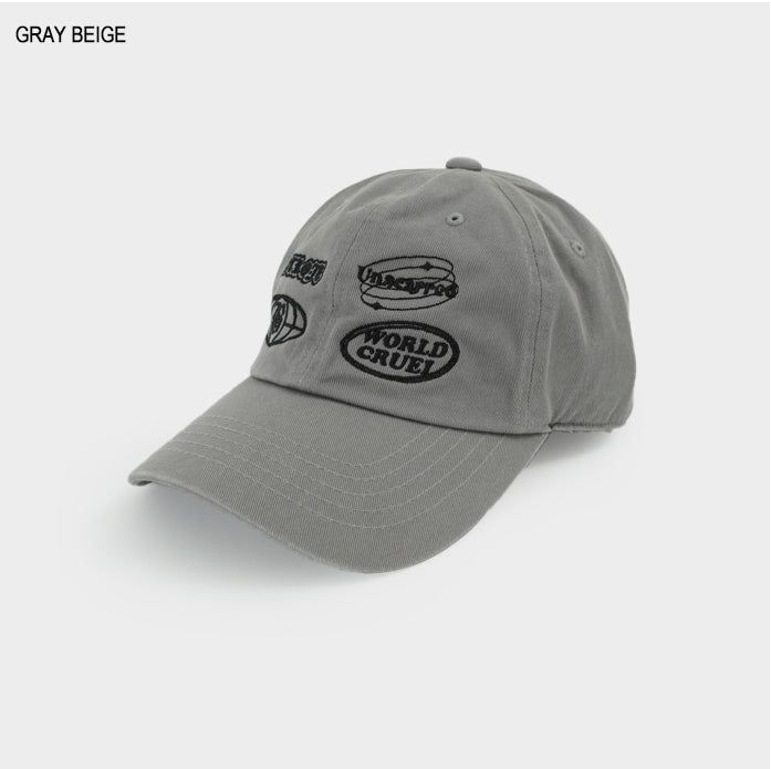 Globe logo ball cap