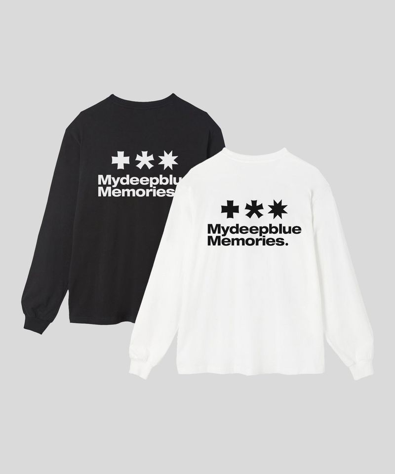 MM SYMBOL LOGO LONG SLEEVE T(BLACK)