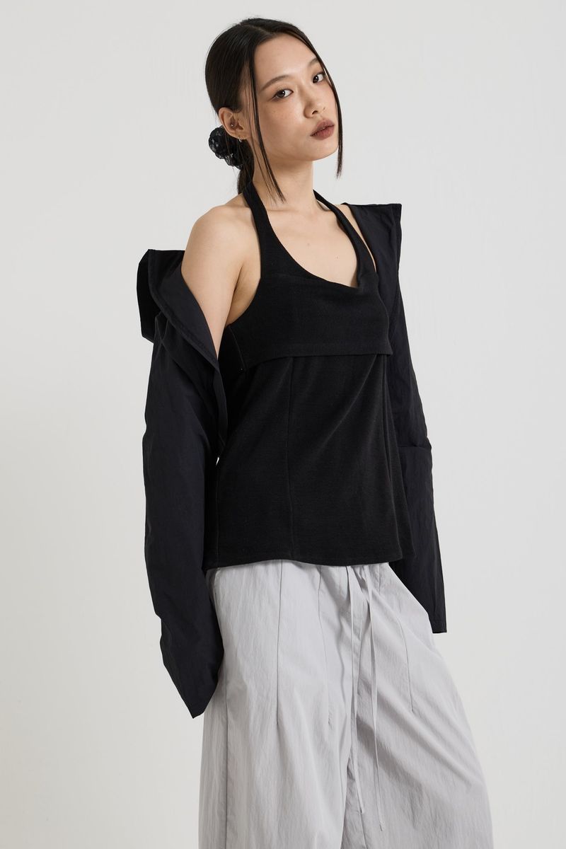 Hooded Shrug, Black