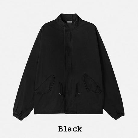 モーヴ ウォッシュド ショート フィールドジャケット