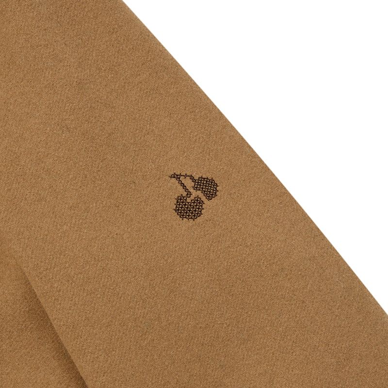 CHERRY HOODIE HALF DUFFLE COAT [BEIGE]