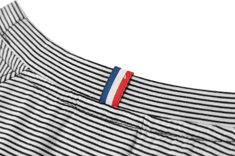 ストライプエアコンフォートショートスリーブTシャツT68