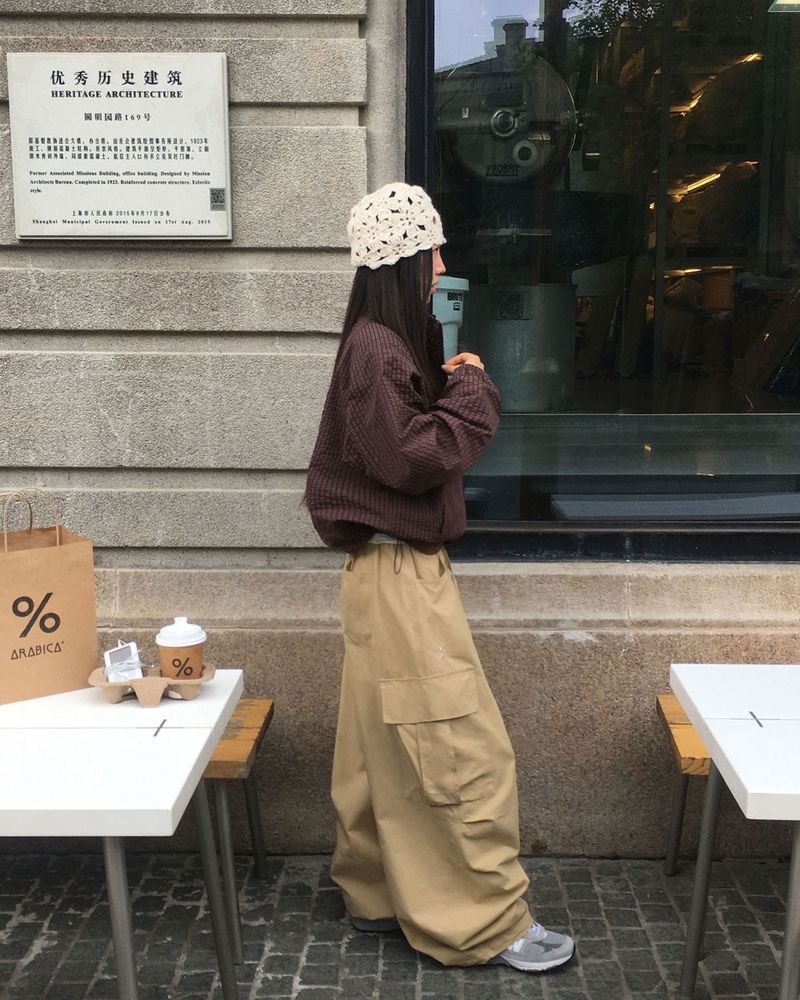 [ORIGINAL] Piping Half-Neck Windbreaker
