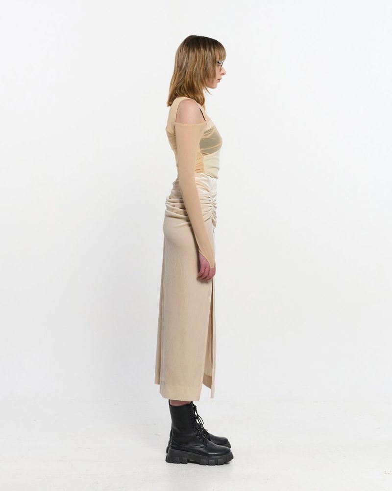 In&Out Knitted Top _ IVORY