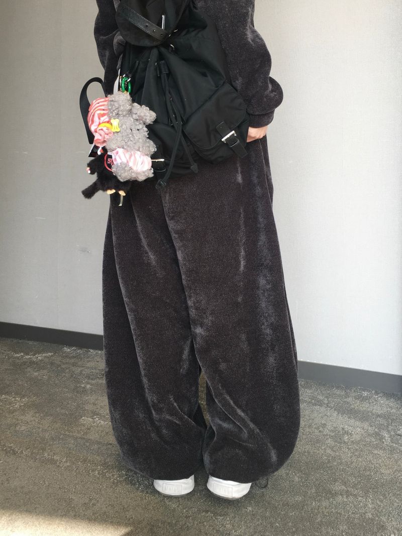 Acorn Velvet Wide Pants (3c)