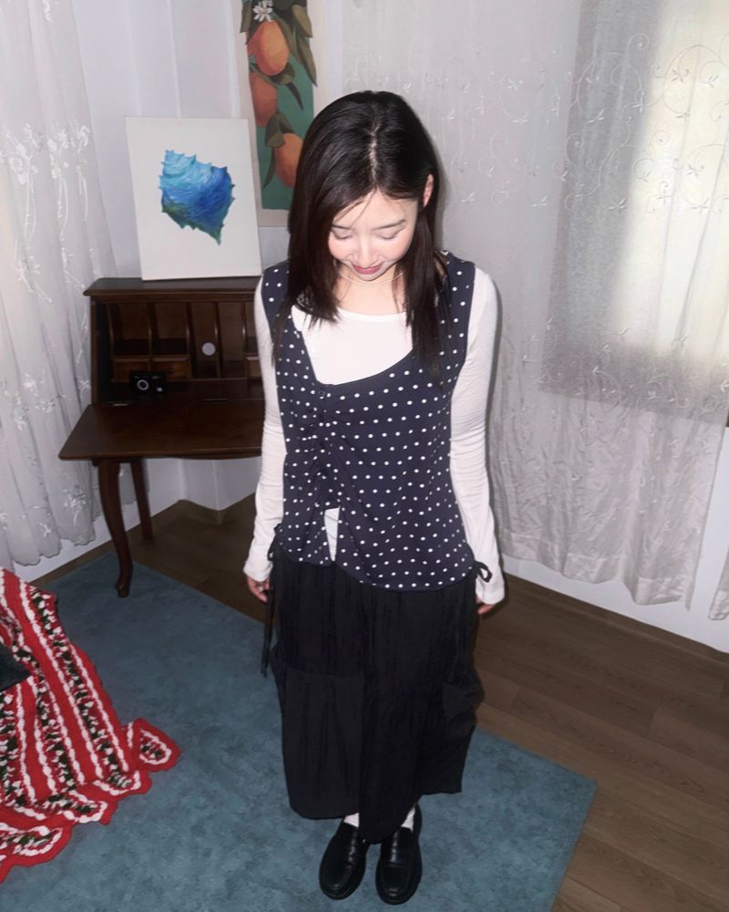 (2color) Ribbon Shirring Pocket Suede Bermuda Pants