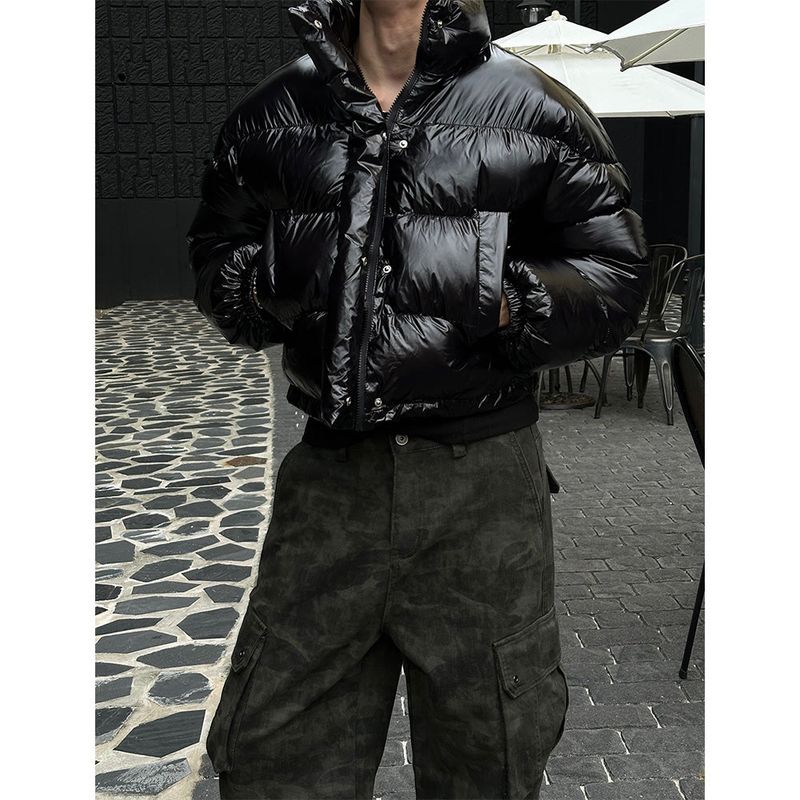 LAURANT（ロラン）の「 [F/W] ボリュームクロップグロッシーパッディング(3color)（ジャケット/アウター）」