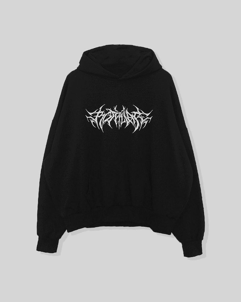Cable Paint Over Hoodie