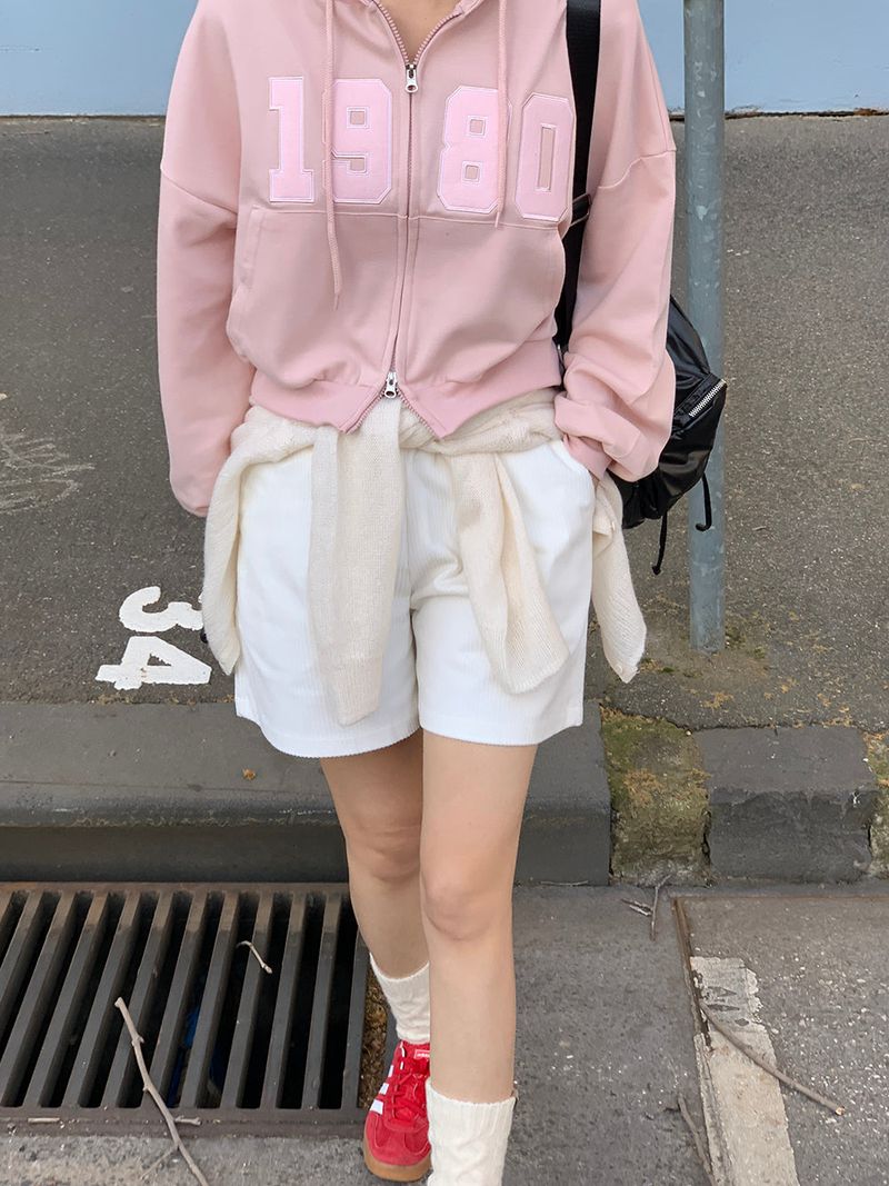 [Additional Fluff option] 1980 two-way hooded zip-up