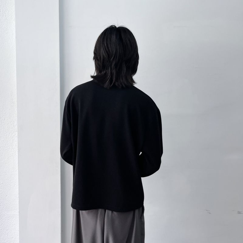 2-Way Stand Collar Long Sleeve