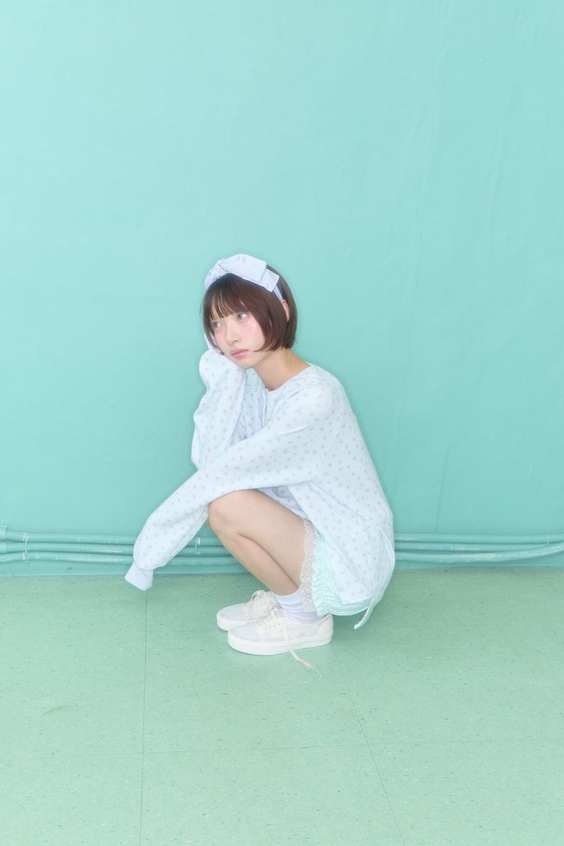 KOKO HENLEY NECK WAFFLE TOP (MINT)