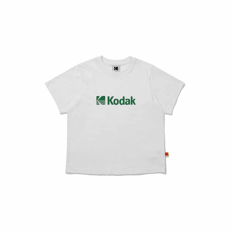 KODAK(コダック)の「(WOMAN) BIG LOGO SHORT-SLEEVE T-SHIRT【WHITE】(Tops)」