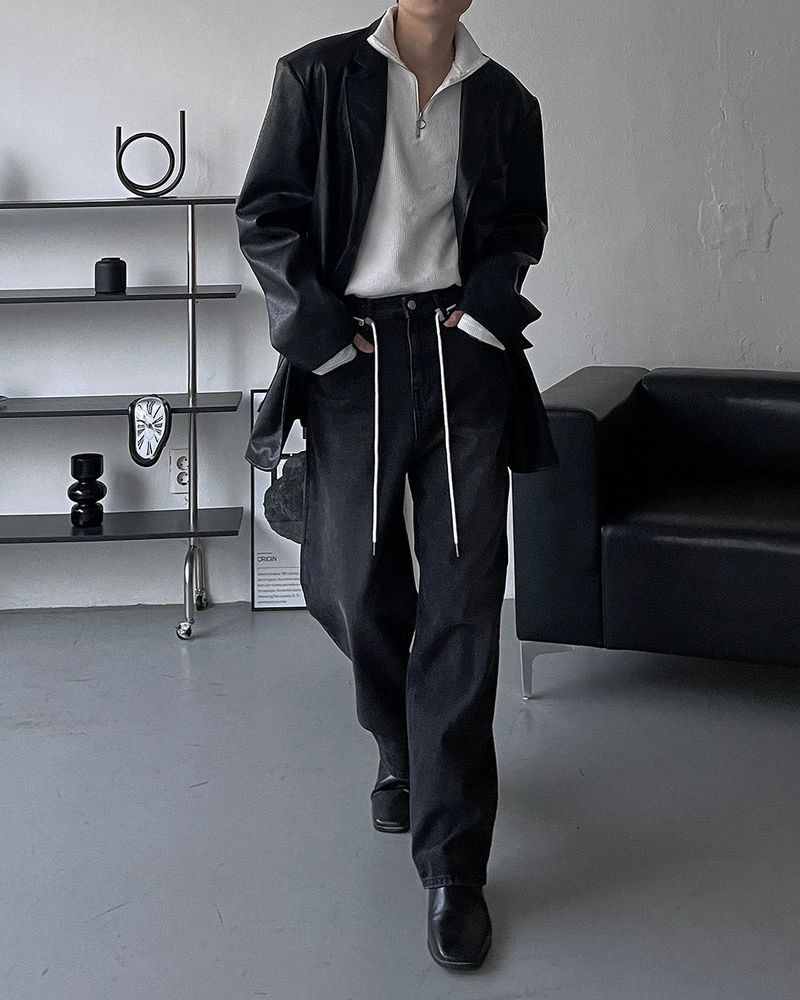 EN Warmer semi zip-up turtleneck (3 colors)