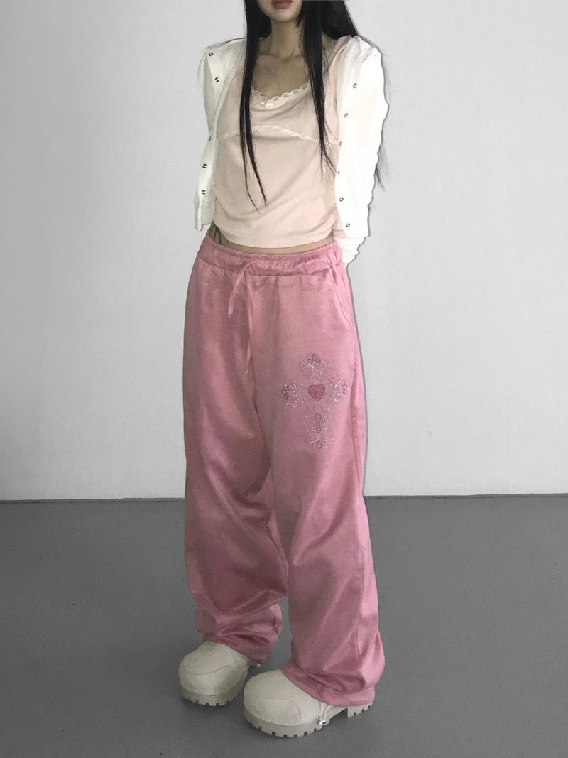 kitsch suede peace pt (2 color )
