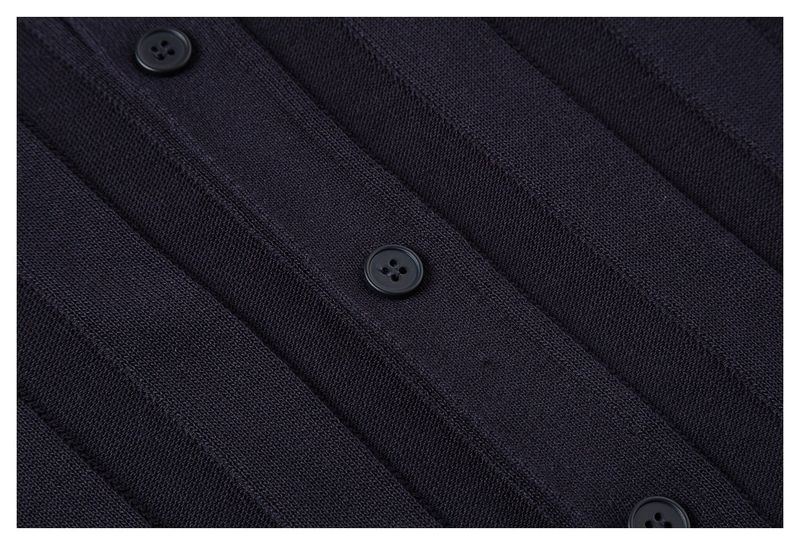 Leon Ribbed Knit Cardigan