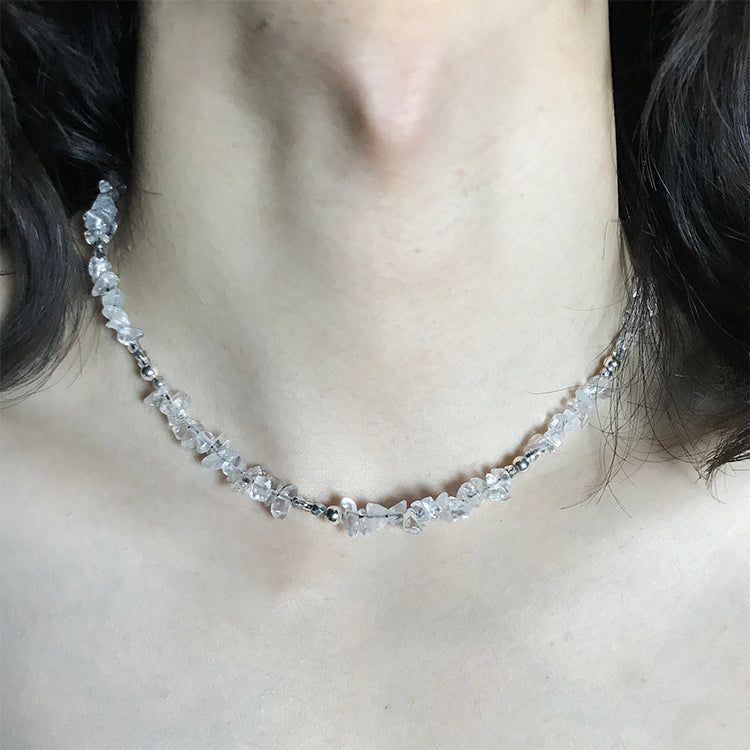 Crystal Chip Necklace