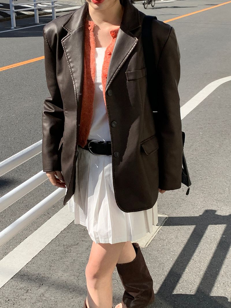 [MADE] LeToo Vintage Leather Jacket