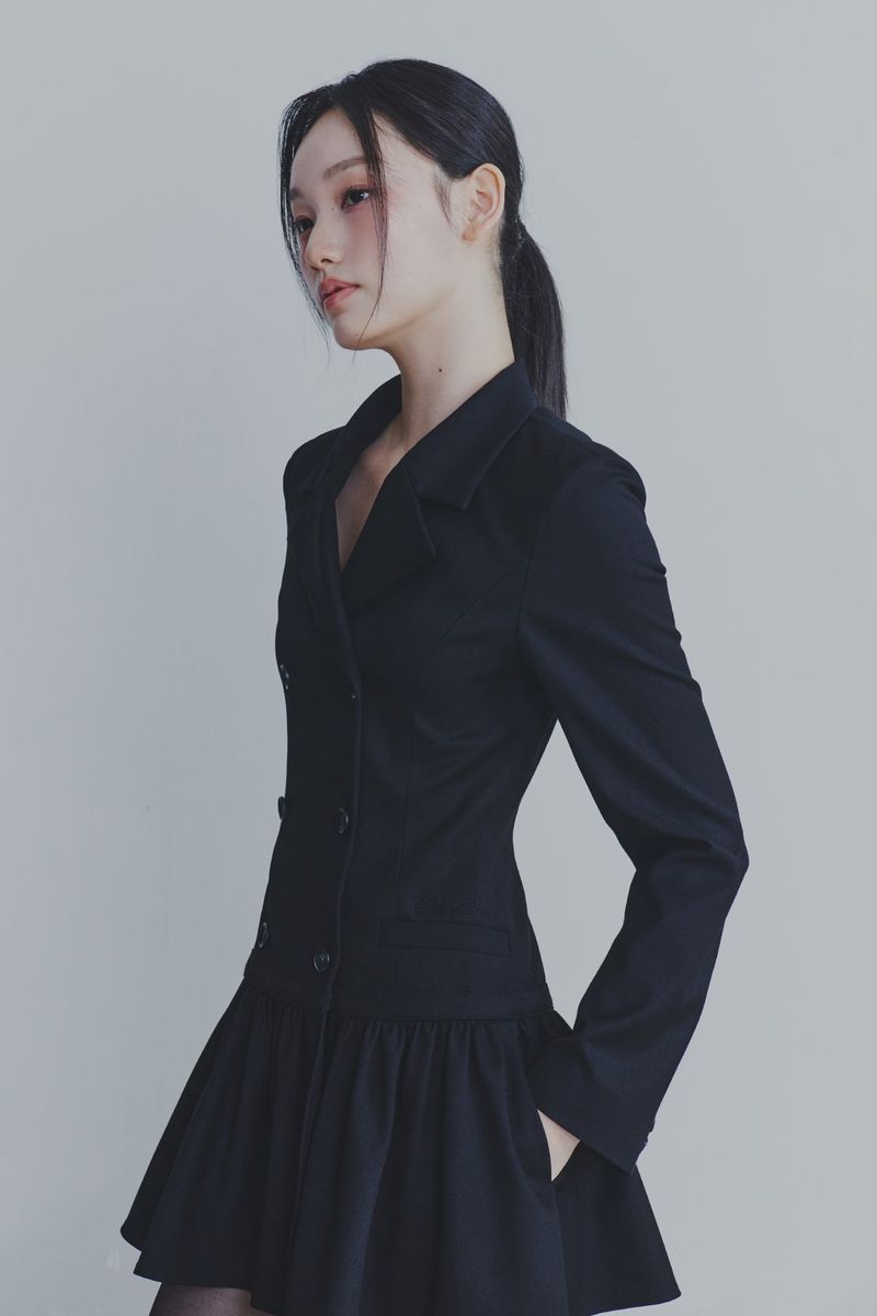 LIORA JACKET DRESS black