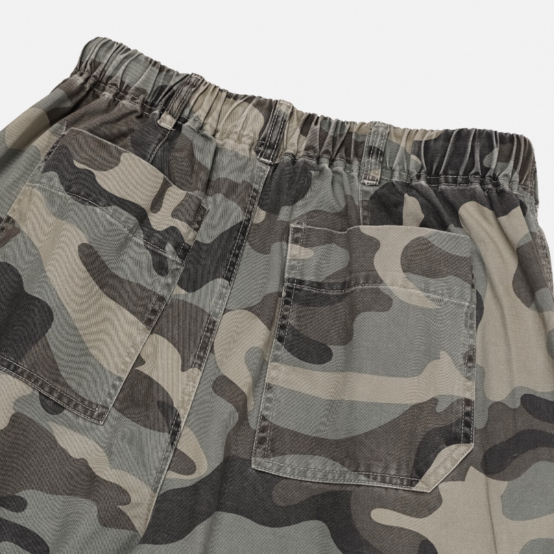 zipper bermuda cargo pants