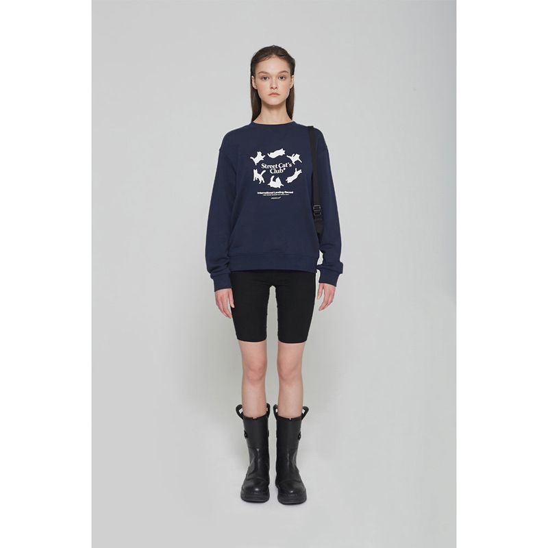 APIECEOFCAKE（ピースオブケイク）の「6th-floor Crewneck_Navy（Tops）」