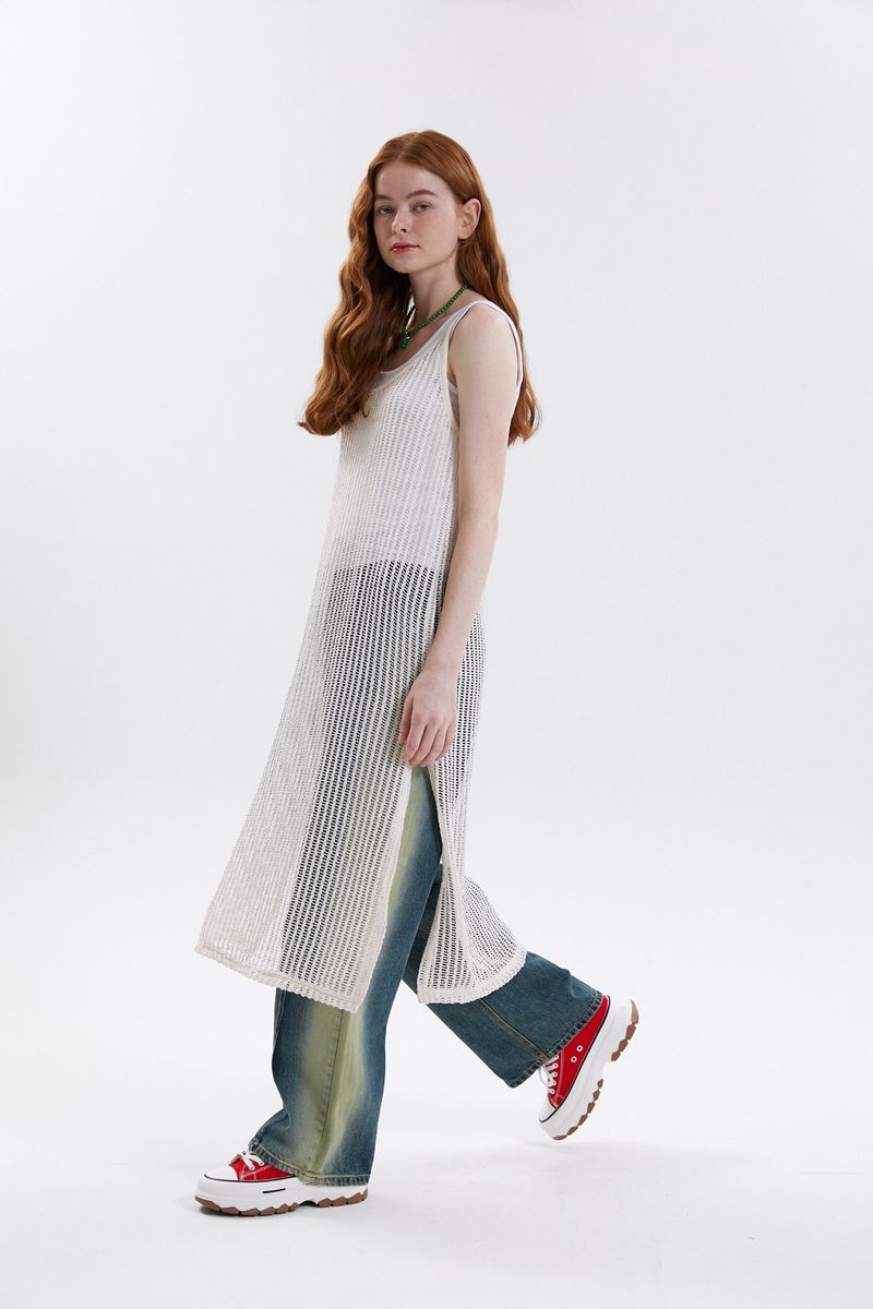 NET SLIP DRESS