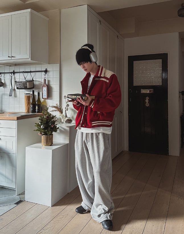 Nouz Pintuck Belted Balloon Brushed Sweatpants