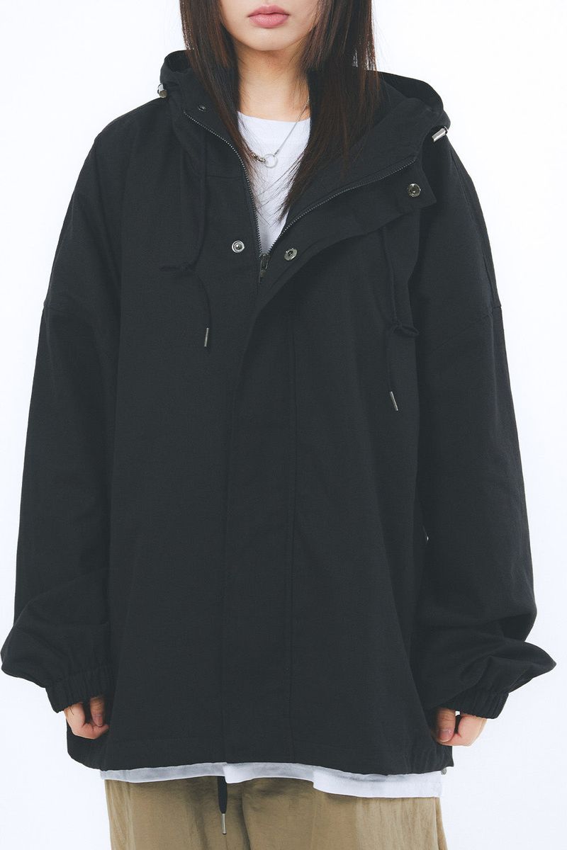 Raucohouse（ラウコハウス）の「Bernard cotton over hood jumper（Jackets/Outerwear）」