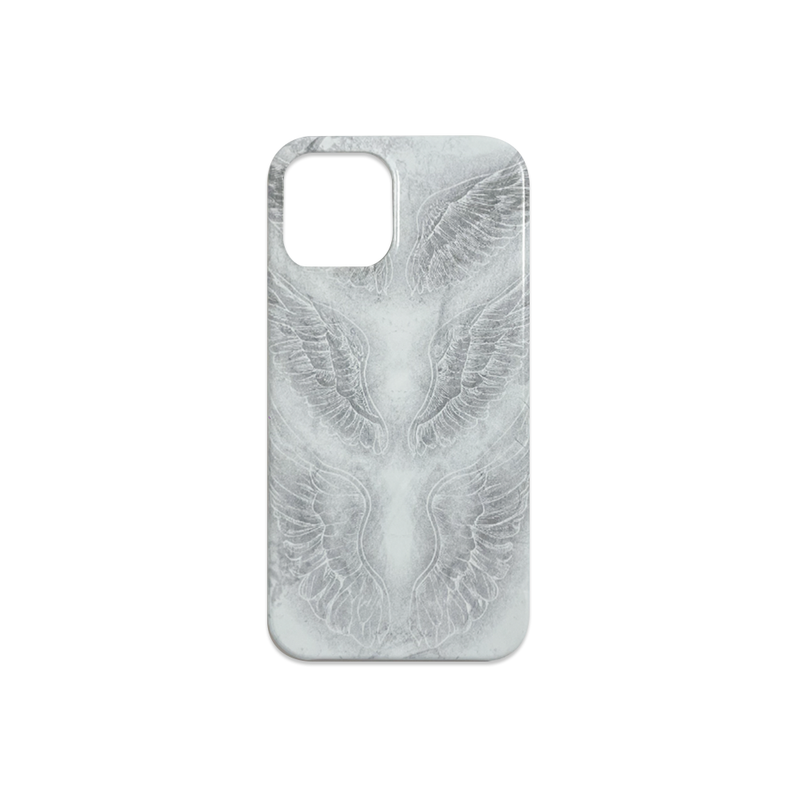 mineor（マインオアー）の「[MADE] wings matt hard phone case (matt/white)（Smartphone Accessories）」