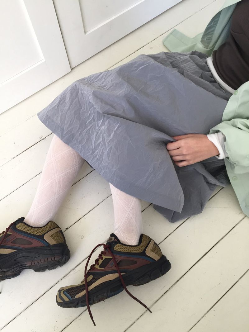 DUGGY(ダギー)の「Silhouette check tights (3color)(Fashion Accessories)」
