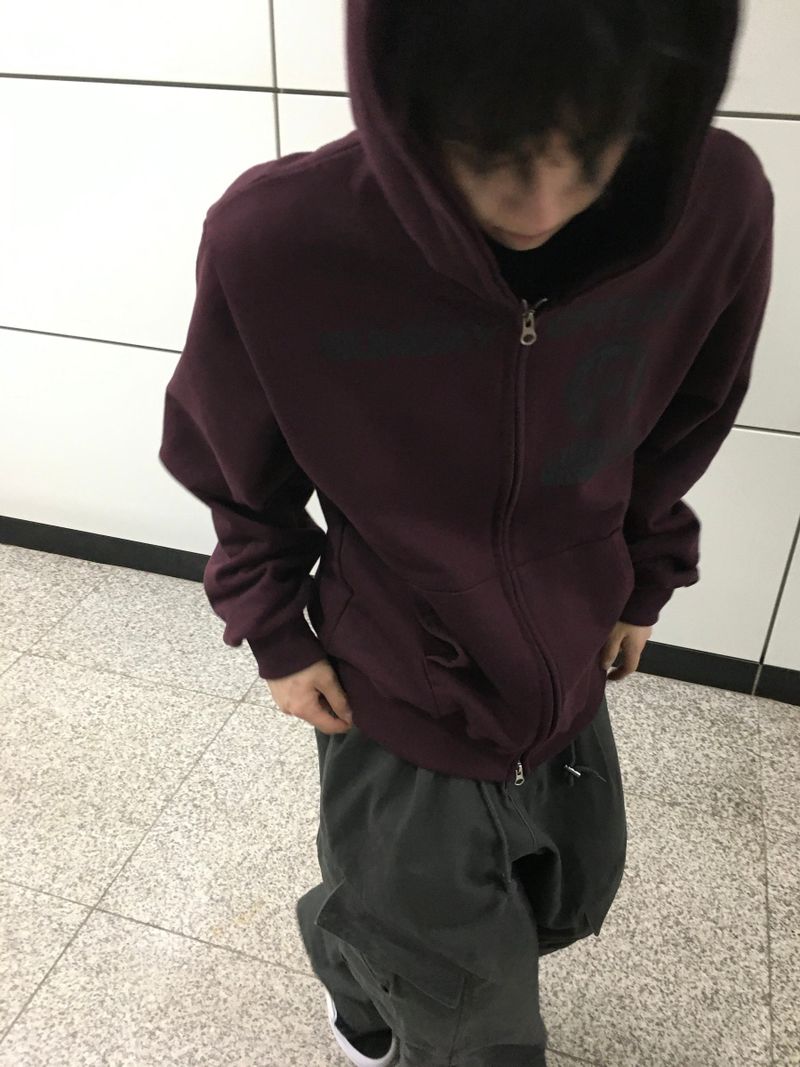 テインサンデースウェットジップアップフーディー 3C