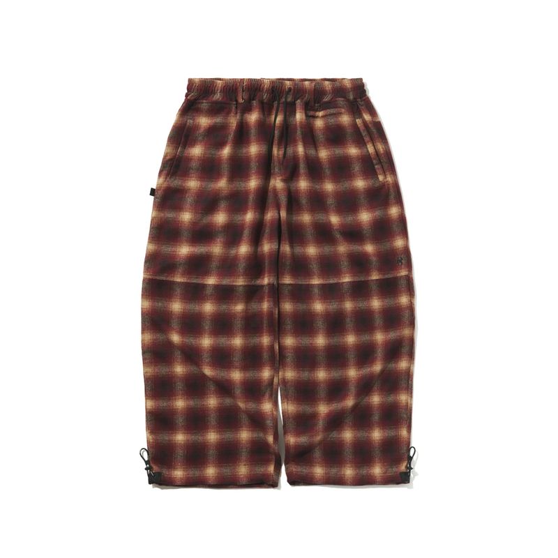 BSRABBIT(ビエスラビット)の「DSXBS NEW SUPER WIDE PANTS RED CHECK(Pants)」