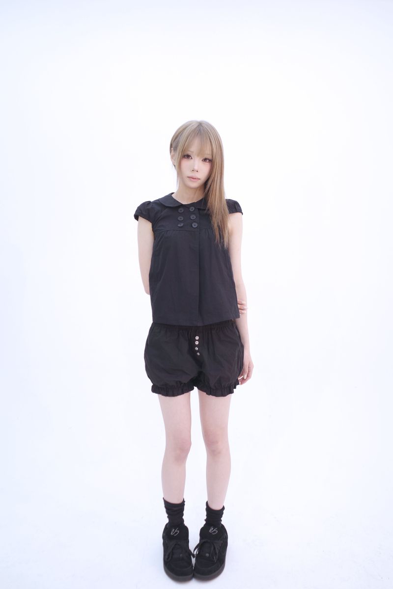 ラッフルパンプキンショートパンツ